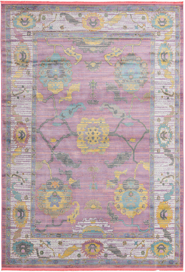 Pink 10' x 14' Paragon Rectangle Area Rug 100% Polypropylene Colorful Vivid Boho Style Modern Carpet for Unique Interiors for Sale at Rug Engine