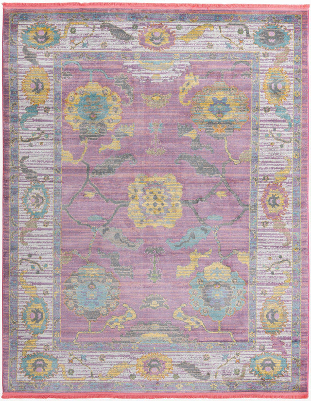 Pink 8' 2 x 10' Paragon Rectangle Area Rug 100% Polypropylene Colorful Vivid Boho Style Modern Carpet for Unique Interiors for Sale at Rug Engine