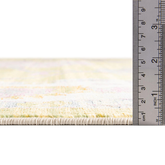 Green 8' 2 x 10' Paragon Oval Area Rug 100% Polypropylene Colorful Vivid Boho Style Modern Carpet for Unique Interiors for Sale at Rug Engine