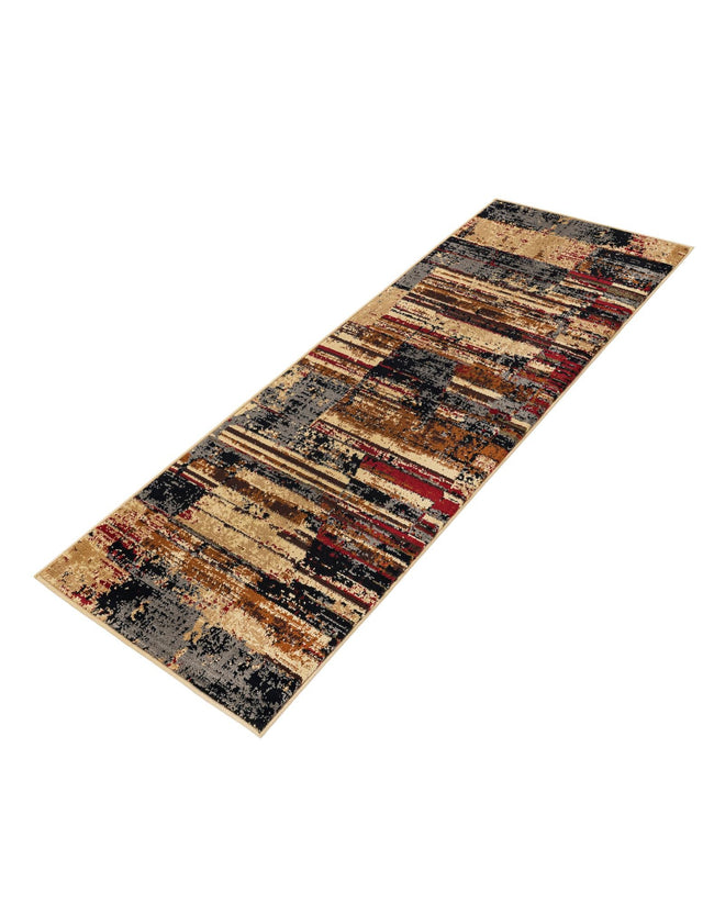 Multicolor 2' x 5' 1 Saturn Runner Area Rug Stain Resistant Easy Clean Classic Vintage Design Durable Carpet for Affordable Home Interiors for Sale at Rug Engine