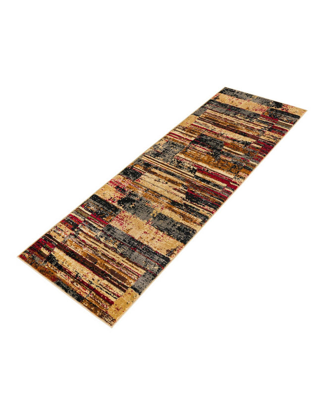 Multicolor 2' x 7' 1 Saturn Runner Area Rug Stain Resistant Easy Clean Classic Vintage Design Durable Carpet for Affordable Home Interiors for Sale at Rug Engine
