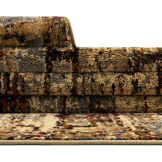 Beige Cream 9' x 12' Saturn Rectangle Area Rug Stain Resistant Easy Clean Classic Vintage Design Durable Carpet for Affordable Home Interiors for Sale at Rug Engine