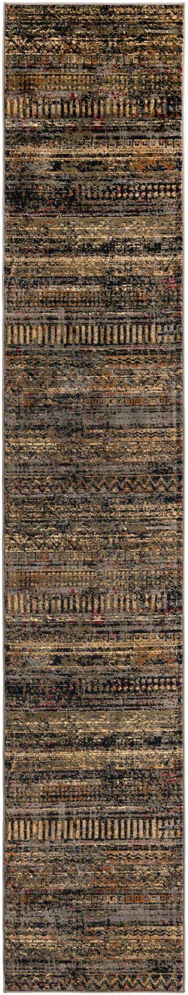 Blue 2' 2 x 12' Saturn Runner Area Rug Stain Resistant Easy Clean Classic Vintage Design Durable Carpet for Affordable Home Interiors for Sale at Rug Engine