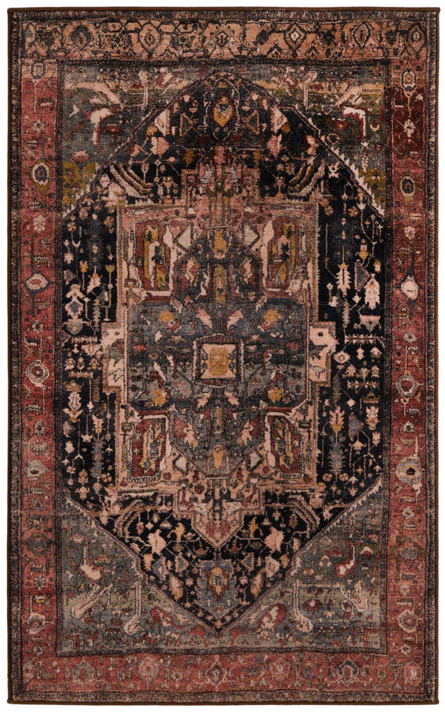 Washable Muted Rust 3' 3 x 5' 3 Medina Rectangle Area Rug Easy to Clean Stain Resistant & Durable Polyester Classic Carpet for Home Decor & Design for Sale at Rug Engine