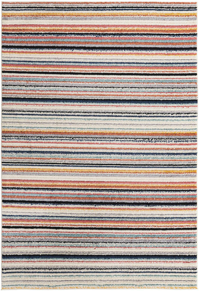 Ivory 6' x 9' Tagine Rectangle Area Rug Durable 100% Polyester Modern Unique Easy Clean Carpet for Indoor Home Decor for Sale at Rug Engine