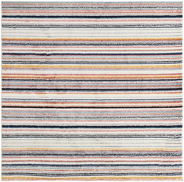 Ivory 7' 10 x 7' 10 Tagine Square Area Rug Durable 100% Polyester Modern Unique Easy Clean Carpet for Indoor Home Decor for Sale at Rug Engine