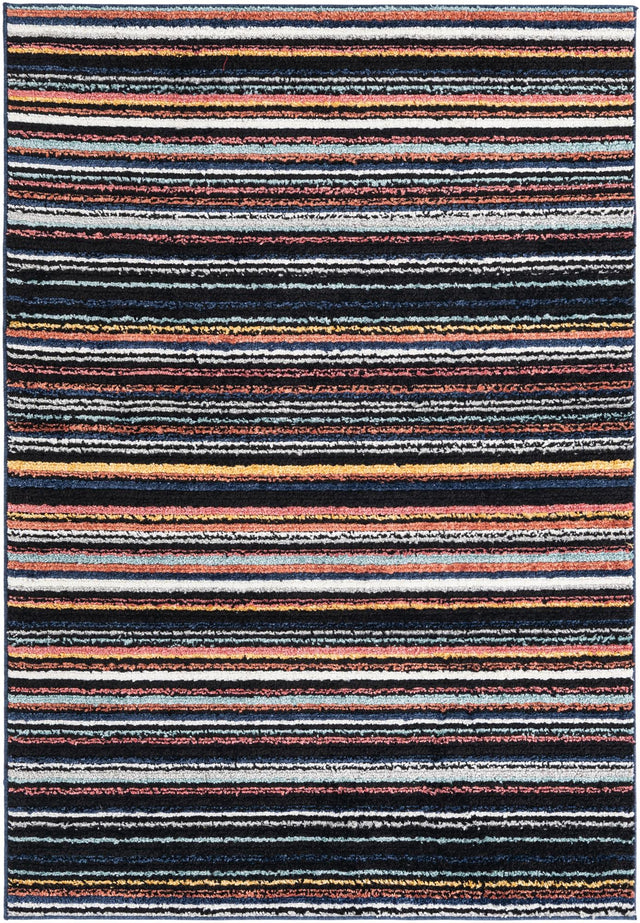 Multicolor 5' 3 x 8' Tagine Rectangle Area Rug Durable 100% Polyester Modern Unique Easy Clean Carpet for Indoor Home Decor for Sale at Rug Engine