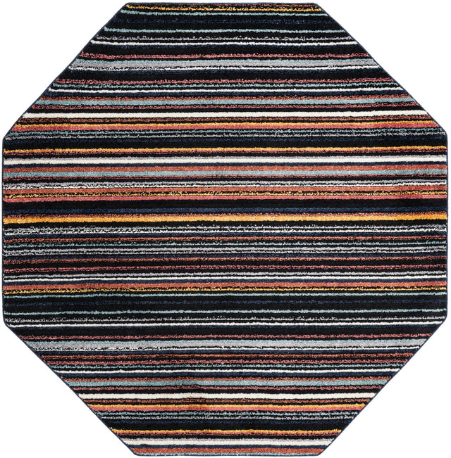 Multicolor 7' 10 x 7' 10 Tagine Octagon Area Rug Durable 100% Polyester Modern Unique Easy Clean Carpet for Indoor Home Decor for Sale at Rug Engine
