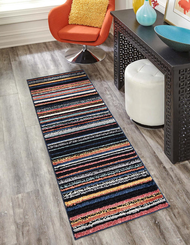 Multicolor 2' x 7' 10 Tagine Runner Area Rug Durable 100% Polyester Modern Unique Easy Clean Carpet for Indoor Home Decor for Sale at Rug Engine