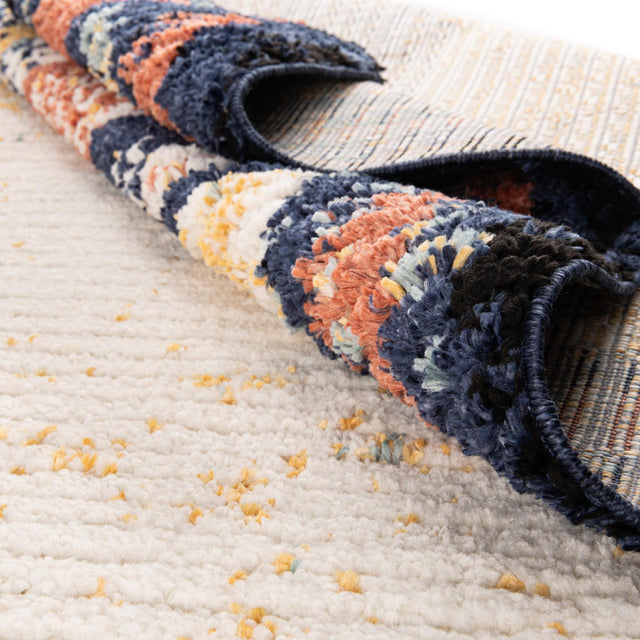 Multicolor 4' x 6' Tagine Rectangle Area Rug Durable 100% Polyester Modern Unique Easy Clean Carpet for Indoor Home Decor for Sale at Rug Engine