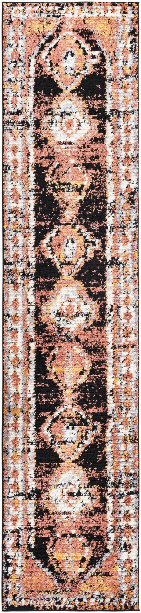 Terracotta 2' 7 x 12' Tagine Runner Area Rug Durable 100% Polyester Modern Unique Easy Clean Carpet for Indoor Home Decor for Sale at Rug Engine