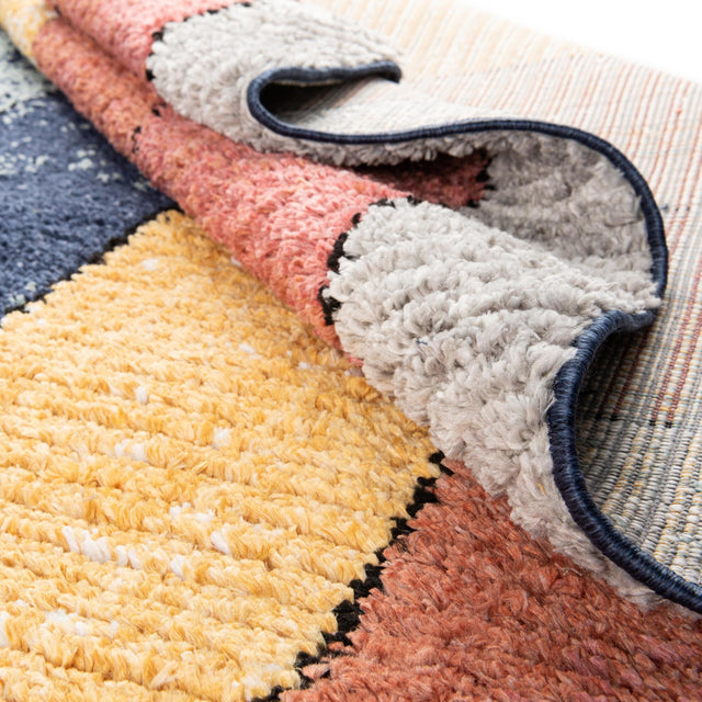 Multicolor 2' 7 x 12' Tagine Runner Area Rug Durable 100% Polyester Modern Unique Easy Clean Carpet for Indoor Home Decor for Sale at Rug Engine