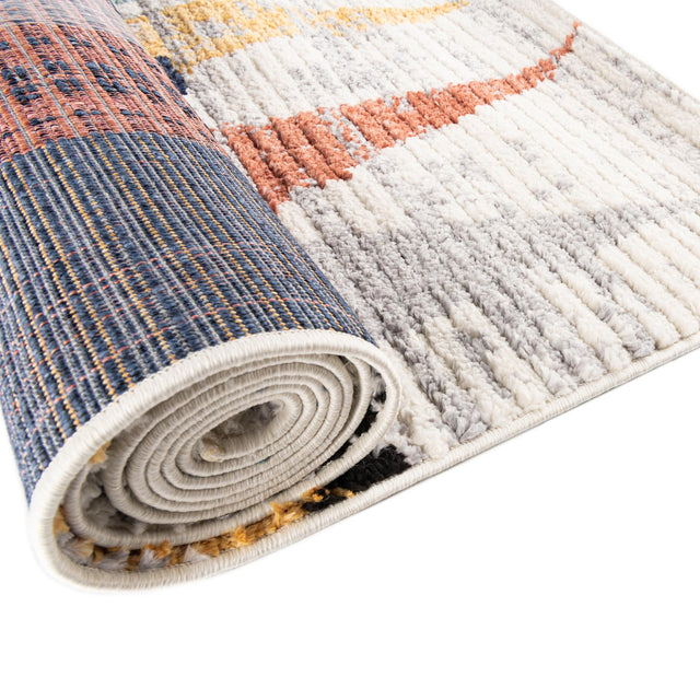 Ivory 5' 3 x 5' 3 Tagine Octagon Area Rug Durable 100% Polyester Modern Unique Easy Clean Carpet for Indoor Home Decor for Sale at Rug Engine