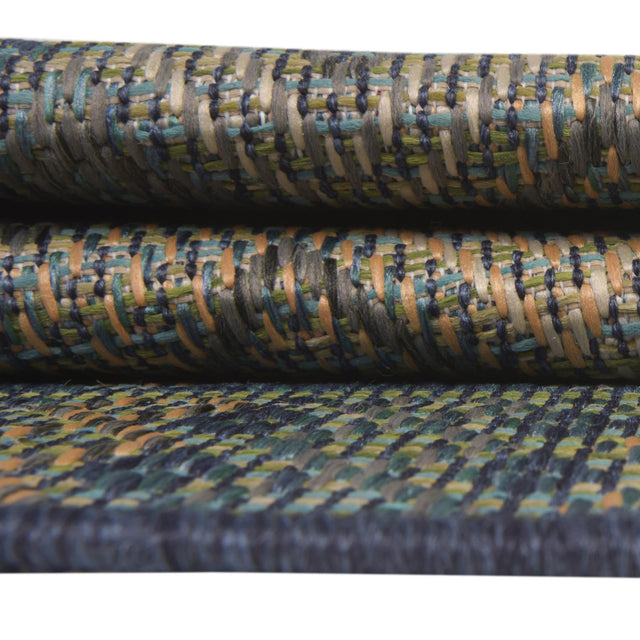 Navy Blue 3' 11 x 5' 11 Baja Outdoor Rectangle Area Rug Weather Resistant for Patio, Deck, Terrace, Balcony, Porch 100% Polypropylene Modern Outside Decor for Sale at Rug Engine