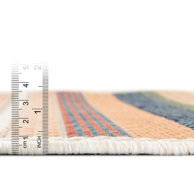 Multicolor 5' 3 x 7' 7 Baja Outdoor Rectangle Area Rug Weather Resistant for Patio, Deck, Terrace, Balcony, Porch 100% Polypropylene Modern Outside Decor for Sale at Rug Engine