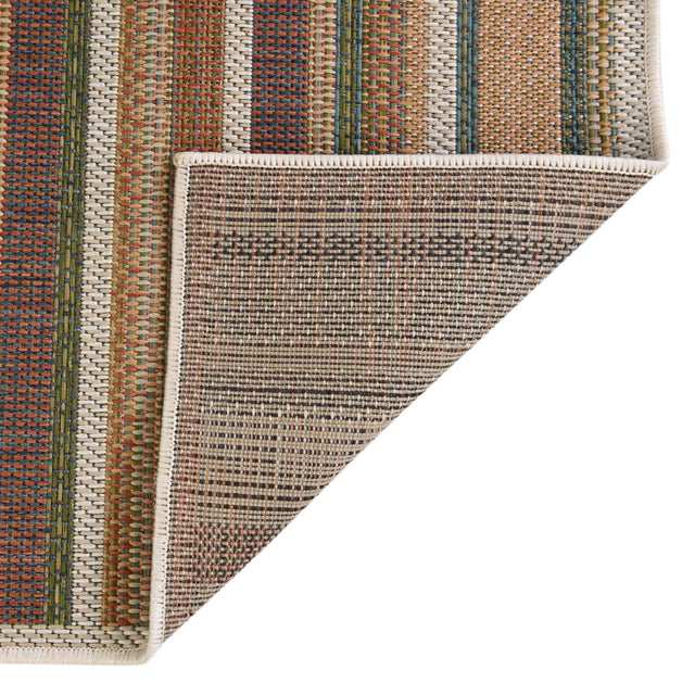 Multicolor 5' 3 x 7' 7 Baja Outdoor Rectangle Area Rug Weather Resistant for Patio, Deck, Terrace, Balcony, Porch 100% Polypropylene Modern Outside Decor for Sale at Rug Engine