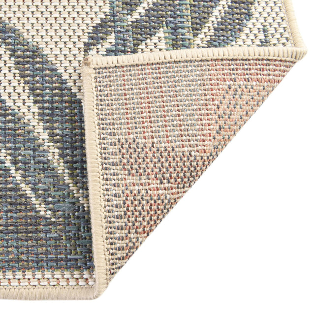 Ivory 2' x 7' 10 Baja Outdoor Runner Area Rug Weather Resistant for Patio, Deck, Terrace, Balcony, Porch 100% Polypropylene Modern Outside Decor for Sale at Rug Engine