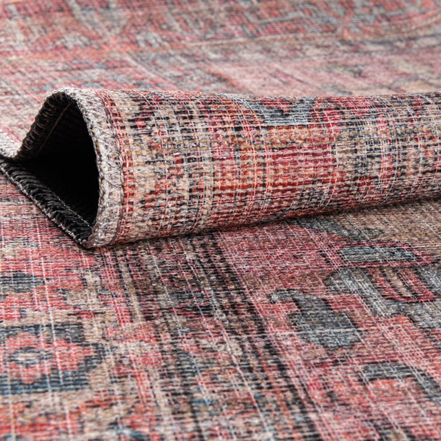 Washable Antique Beige 3' 11 x 6' Nostalgia Rectangle Area Rug Easy to Clean Stain Resistant & Durable Polyester Chenille Vintage Distressed Carpet for Sale at Rug Engine