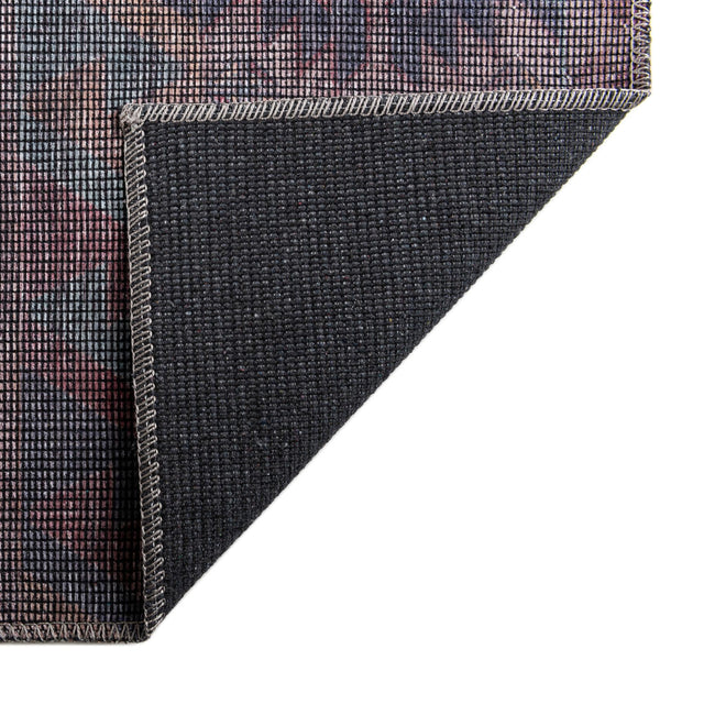 Washable Multicolor 7' 10 x 7' 10 Sisu Octagon Area Rug Easy to Clean Stain Resistant & Durable Polyester Chenille Distressed Vintage Look Carpet for Sale at Rug Engine