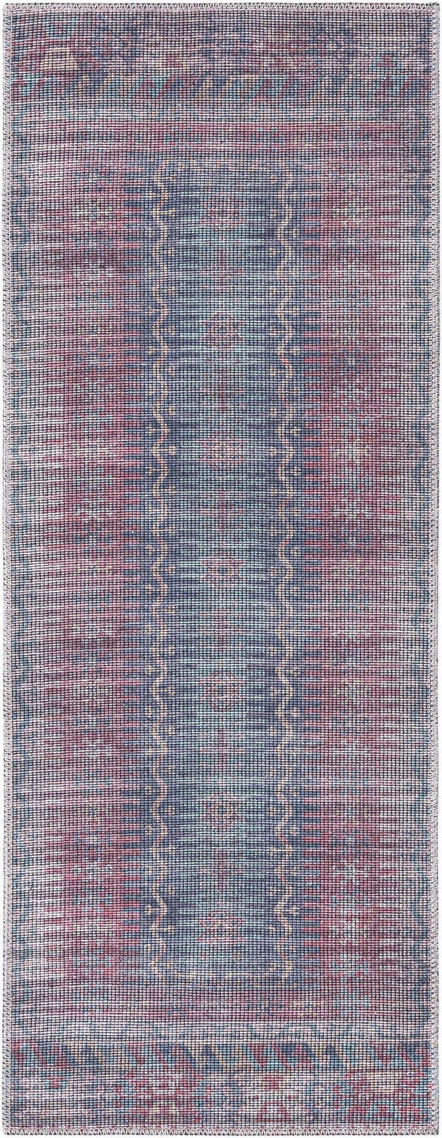 Washable Multicolor 2' x 5' Sisu Runner Area Rug Easy to Clean Stain Resistant & Durable Polyester Chenille Distressed Vintage Look Carpet for Sale at Rug Engine
