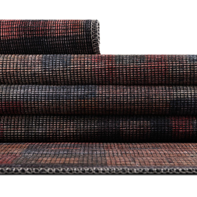 Washable Multicolor 3' 3 x 5' 3 Sisu Rectangle Area Rug Easy to Clean Stain Resistant & Durable Polyester Chenille Distressed Vintage Look Carpet for Sale at Rug Engine