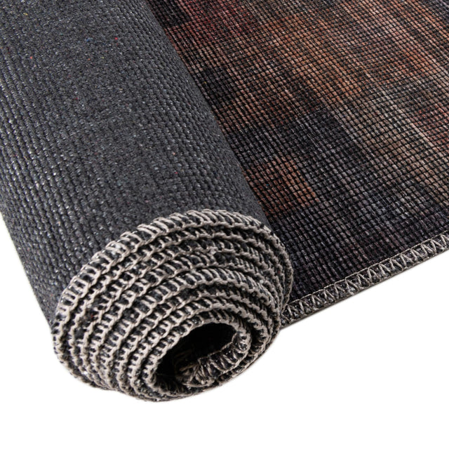 Washable Multicolor 7' 10 x 7' 10 Sisu Round Area Rug Easy to Clean Stain Resistant & Durable Polyester Chenille Distressed Vintage Look Carpet for Sale at Rug Engine