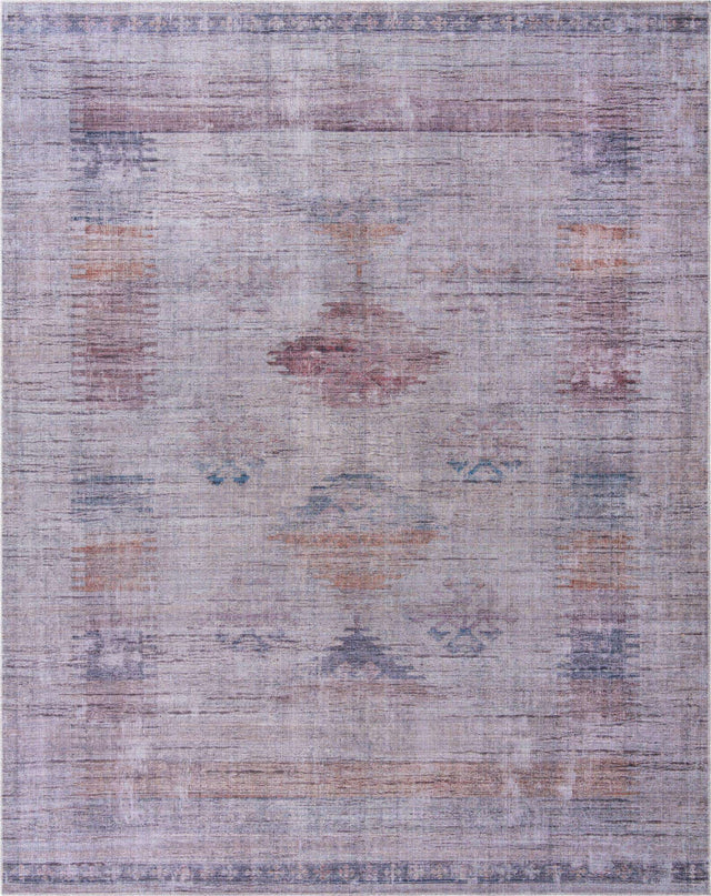 Washable Sandy and Ivory 10' 6 x 13' Sisu Rectangle Area Rug Easy to Clean Stain Resistant & Durable Polyester Chenille Distressed Vintage Look Carpet for Sale at Rug Engine