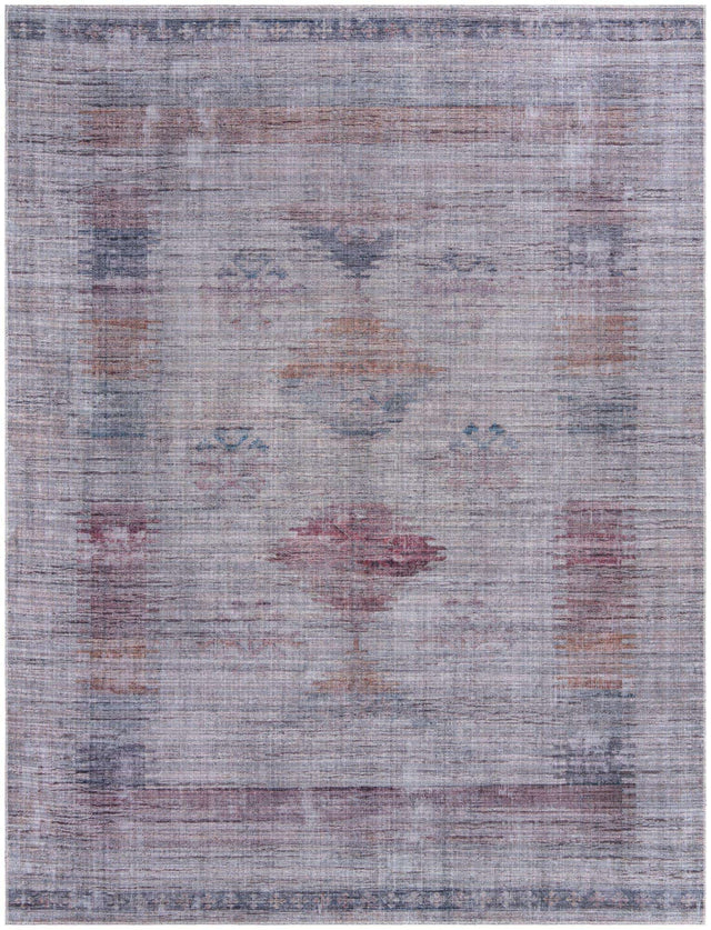 Washable Sandy and Ivory 9' 2 x 12' Sisu Rectangle Area Rug Easy to Clean Stain Resistant & Durable Polyester Chenille Distressed Vintage Look Carpet for Sale at Rug Engine