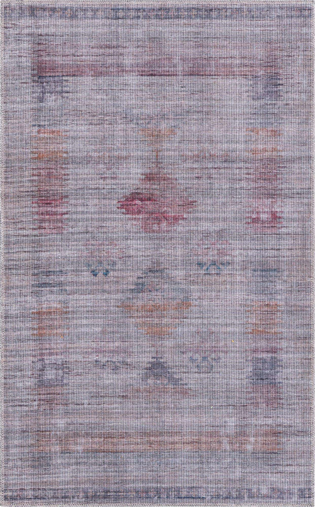 Washable Sandy and Ivory 3' 3 x 5' 3 Sisu Rectangle Area Rug Easy to Clean Stain Resistant & Durable Polyester Chenille Distressed Vintage Look Carpet for Sale at Rug Engine
