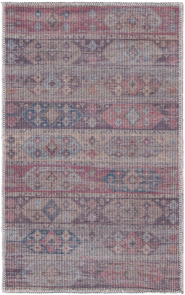 Washable Multicolor 2' x 3' Sisu Rectangle Area Rug Easy to Clean Stain Resistant & Durable Polyester Chenille Distressed Vintage Look Carpet for Sale at Rug Engine