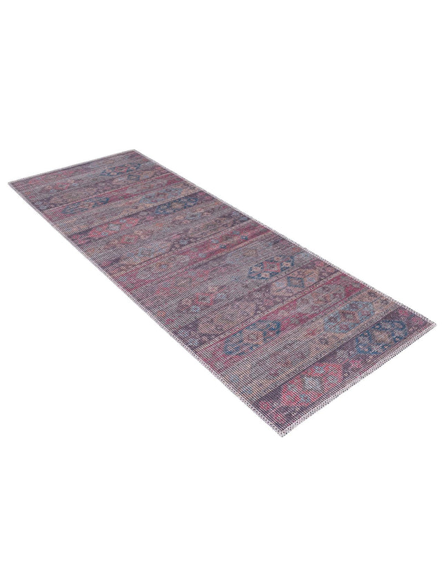 Washable Multicolor 2' x 5' Sisu Runner Area Rug Easy to Clean Stain Resistant & Durable Polyester Chenille Distressed Vintage Look Carpet for Sale at Rug Engine
