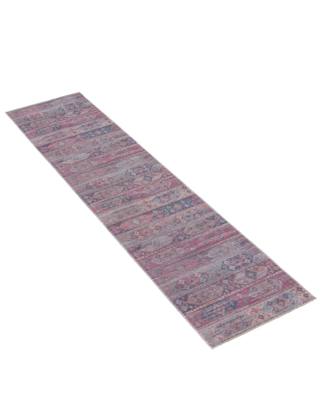 Washable Multicolor 2' 7 x 12' Sisu Runner Area Rug Easy to Clean Stain Resistant & Durable Polyester Chenille Distressed Vintage Look Carpet for Sale at Rug Engine
