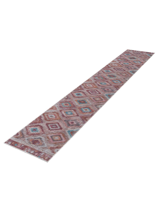 Washable Terracotta 2' x 10' Sisu Runner Area Rug Easy to Clean Stain Resistant & Durable Polyester Chenille Distressed Vintage Look Carpet for Sale at Rug Engine