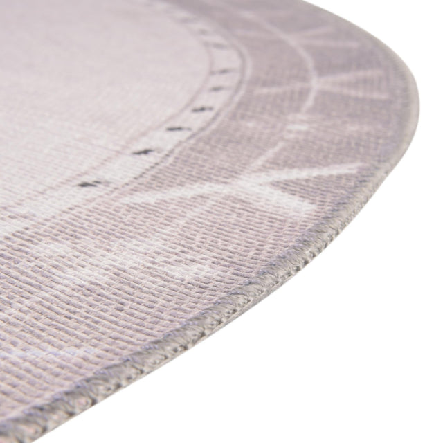 Washable white Gray 5' x 8' Timeless Oval Area Rug Easy to Clean Stain Resistant & Durable Traditional Classic Vintage Design Carpet for Sale at Rug Engine