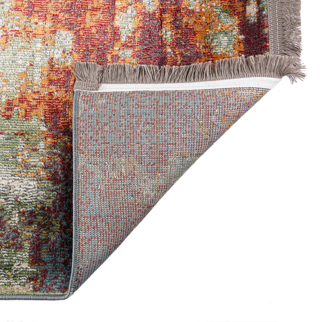 Multicolor 8' 2 x 11' Paragon Rectangle Area Rug 100% Polypropylene Colorful Vivid Boho Style Modern Carpet for Unique Interiors for Sale at Rug Engine