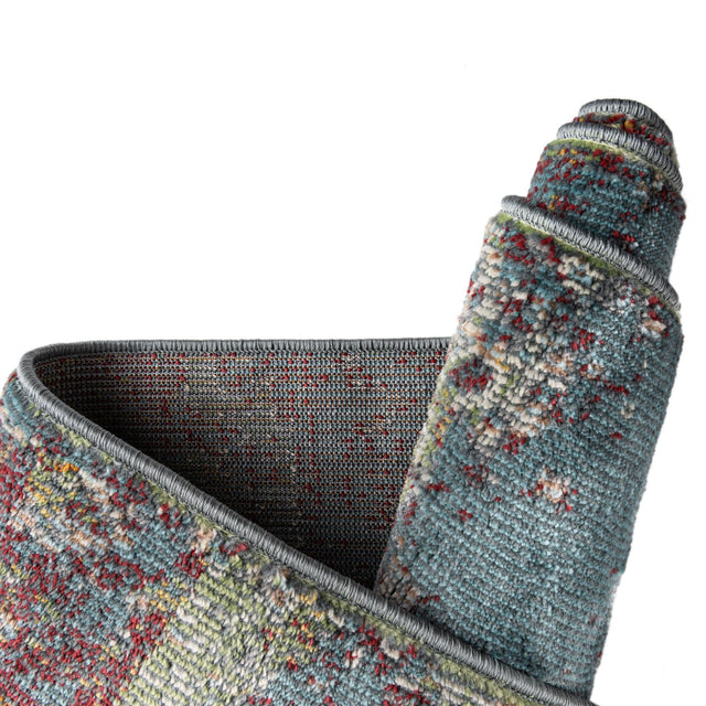 Multicolor 8' 2 x 11' Paragon Rectangle Area Rug 100% Polypropylene Colorful Vivid Boho Style Modern Carpet for Unique Interiors for Sale at Rug Engine