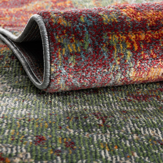 Multicolor 8' 2 x 8' 2 Paragon Round Area Rug 100% Polypropylene Colorful Vivid Boho Style Modern Carpet for Unique Interiors for Sale at Rug Engine