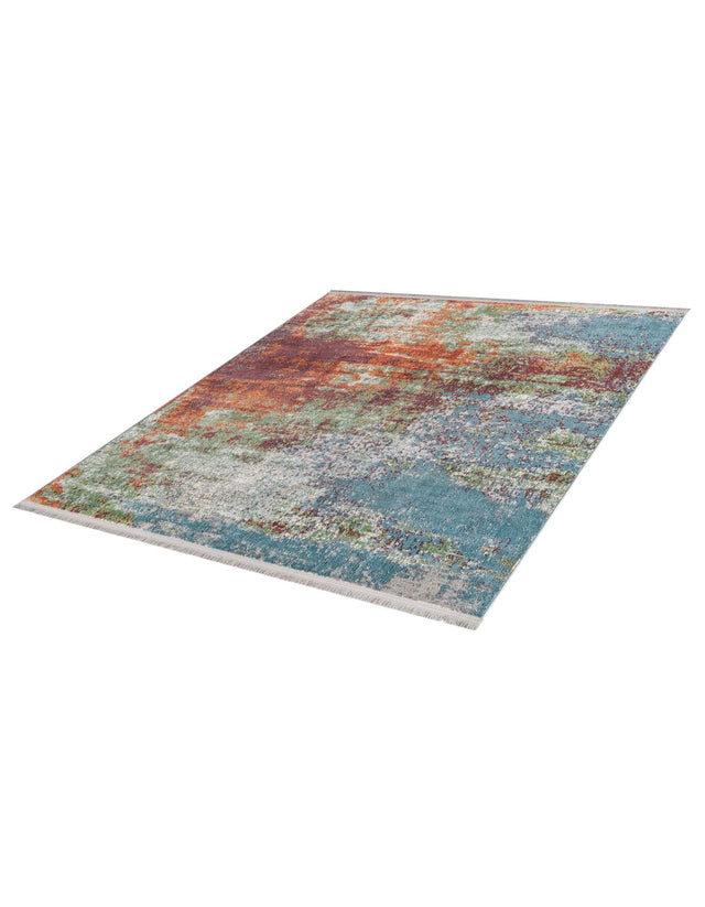 Multicolor 5' 5 x 5' 5 Paragon Square Area Rug 100% Polypropylene Colorful Vivid Boho Style Modern Carpet for Unique Interiors for Sale at Rug Engine