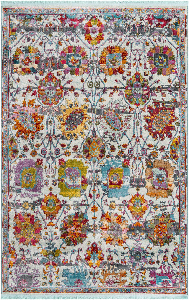 Multicolor 5' 5 x 8' Paragon Rectangle Area Rug