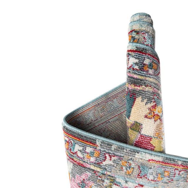 Multicolor 8' 2 x 8' 2 Paragon Round Area Rug 100% Polypropylene Colorful Vivid Boho Style Modern Carpet for Unique Interiors for Sale at Rug Engine