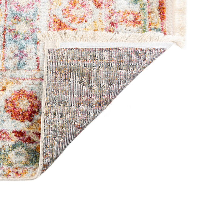 Salmon 2' 2 x 8' Paragon Runner Area Rug 100% Polypropylene Colorful Vivid Boho Style Modern Carpet for Unique Interiors for Sale at Rug Engine