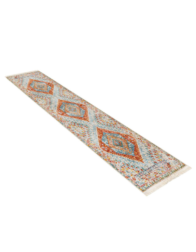 Salmon 2' 2 x 8' Paragon Runner Area Rug 100% Polypropylene Colorful Vivid Boho Style Modern Carpet for Unique Interiors for Sale at Rug Engine