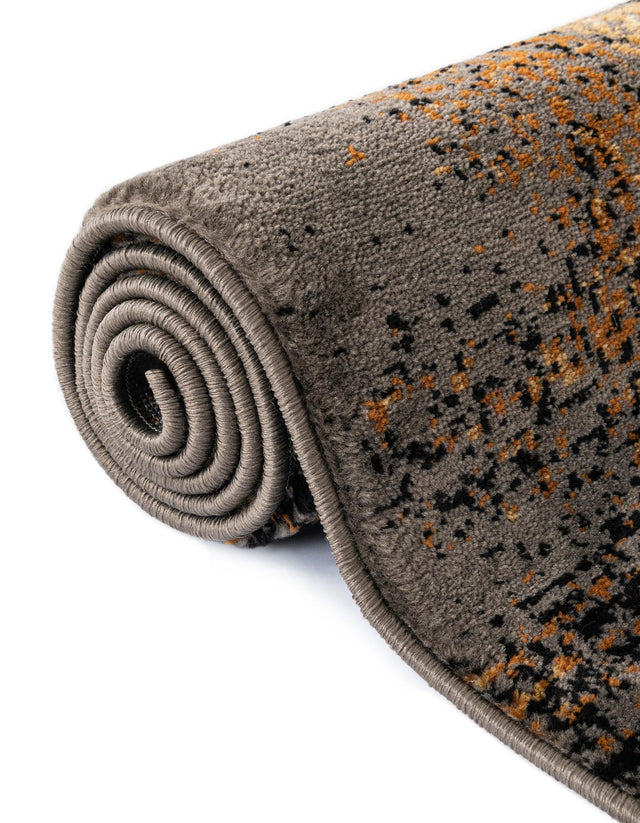 Beige 7' 10 x 10' Barista Oval Area Rug 100% Polypropylene Abstract Modern Geometric Carpet for Living Room Dining Office Dorm Room Decor for Sale at Rug Engine