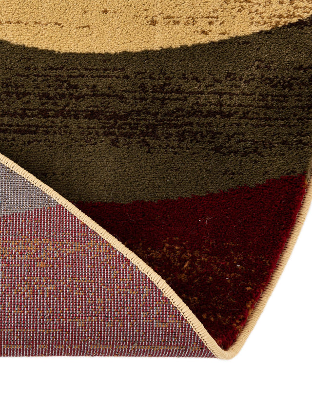 Beige 6' 1 x 9' Barista Oval Area Rug 100% Polypropylene Abstract Modern Geometric Carpet for Living Room Dining Office Dorm Room Decor for Sale at Rug Engine