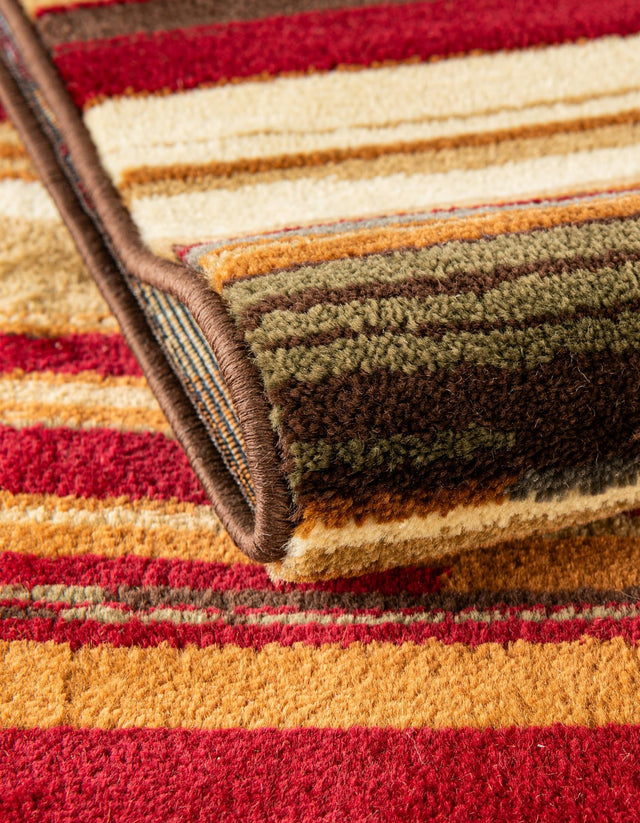 Beige 7' 10 x 10' Barista Oval Area Rug 100% Polypropylene Abstract Modern Geometric Carpet for Living Room Dining Office Dorm Room Decor for Sale at Rug Engine