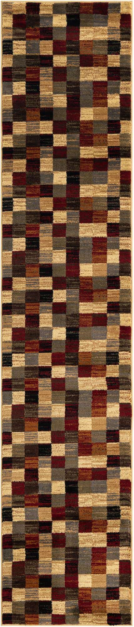 Multicolor 2' 2 x 10' Barista Runner Area Rug 100% Polypropylene Abstract Modern Geometric Carpet for Living Room Dining Office Dorm Room Decor for Sale at Rug Engine