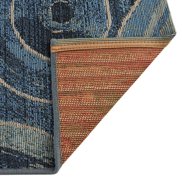 Multicolor 2' 7 x 5' 3 Outdoor Modern Runner Area Rug Weather Resistant for Patio, Deck, Terrace, Balcony, Porch 100% Polypropylene Modern Outside Carpet for Sale at Rug Engine