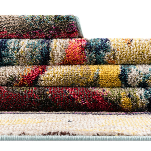 Multicolor 5' 3 x 8' Haerfest Rectangle Area Rug Abstract Super Colorful Modern Vivid Carpet for Unique Interior Design Room Decorating for Sale at Rug Engine