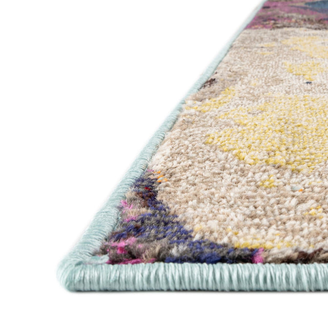 Multicolor 2' x 4' Haerfest Runner Area Rug Abstract Super Colorful Modern Vivid Carpet for Unique Interior Design Room Decorating for Sale at Rug Engine