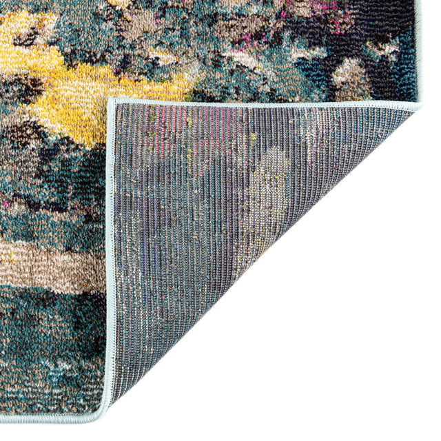 Multicolor 2' 7 x 10' Haerfest Runner Area Rug Abstract Super Colorful Modern Vivid Carpet for Unique Interior Design Room Decorating for Sale at Rug Engine